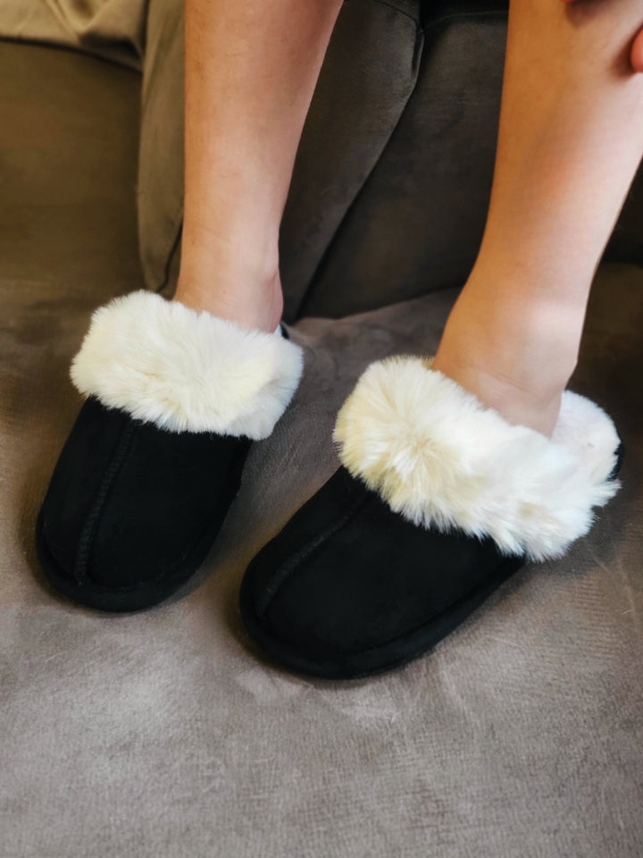 Louvelle™ | Pantoufles NOIR