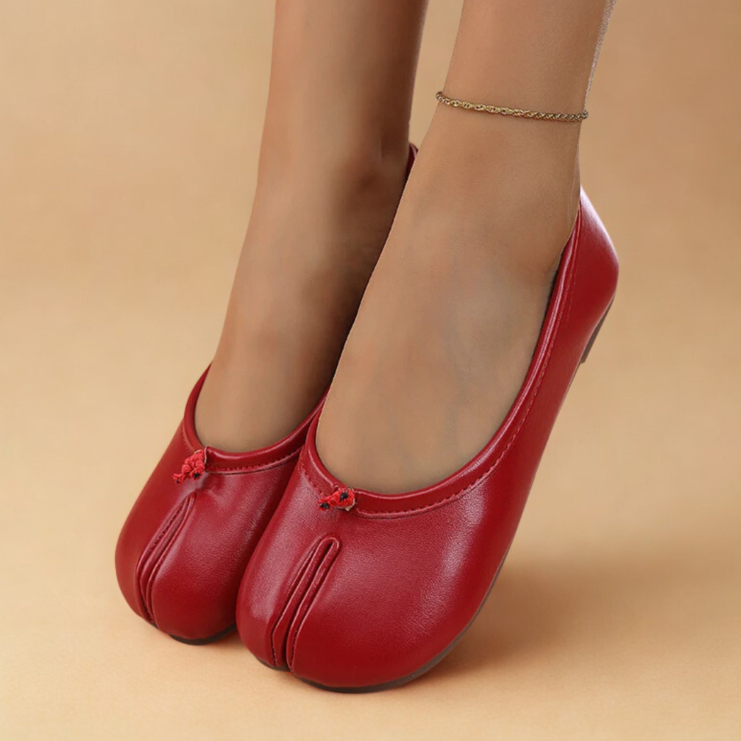 Louvelle™ | Ballerines à Bout Fendu