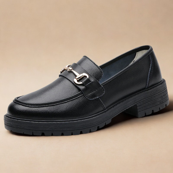 Louvelle™ | Mocassins à Boucle Dorée