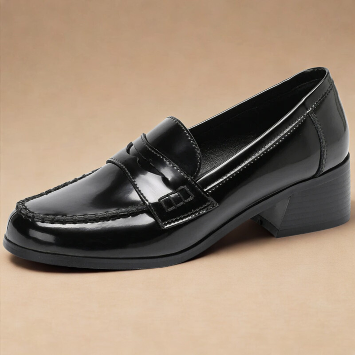 Louvelle™ | Mocassins en Cuir Véritable à Talon