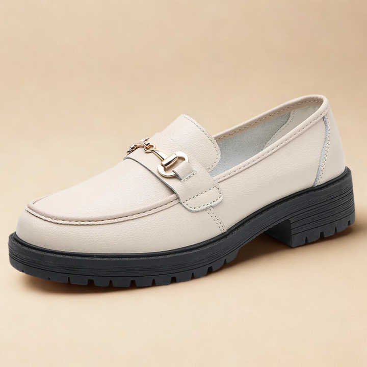 Louvelle™ | Mocassins à Boucle Dorée