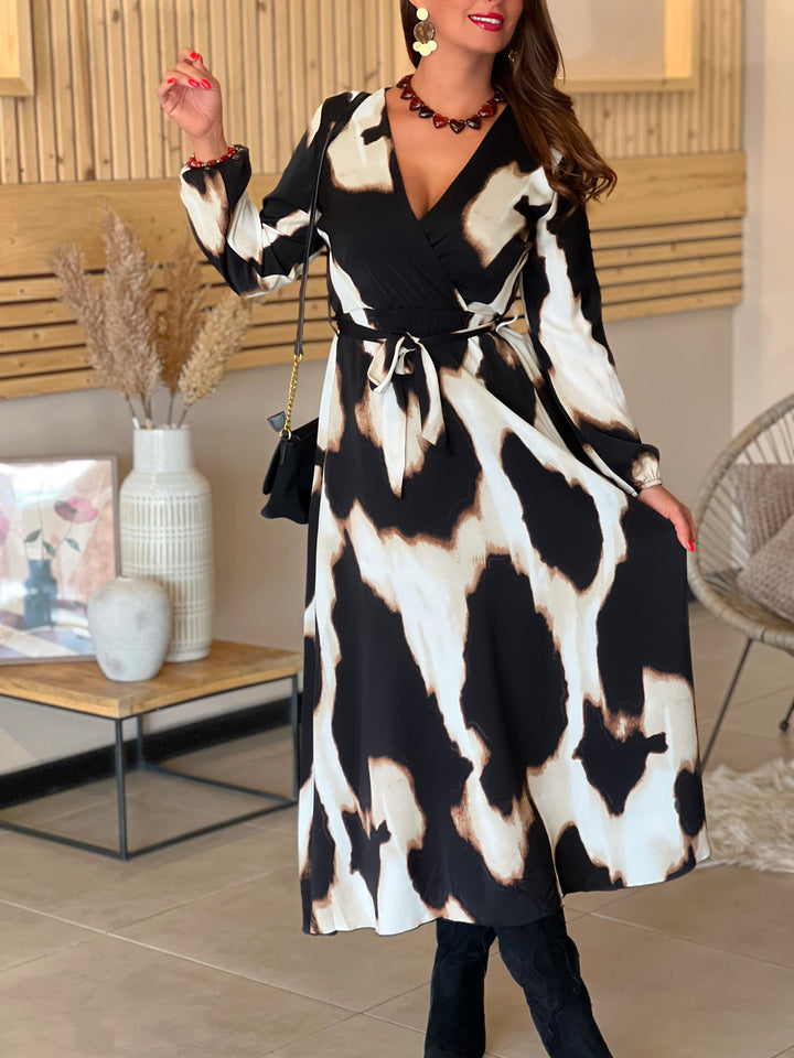 Louvelle™ | Longue Robe Jaimy BEIGE