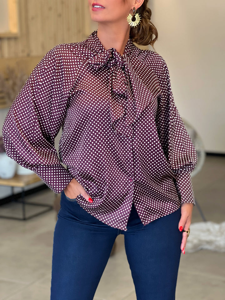 Louvelle™ | Chemise Fabienne BORDEAUX