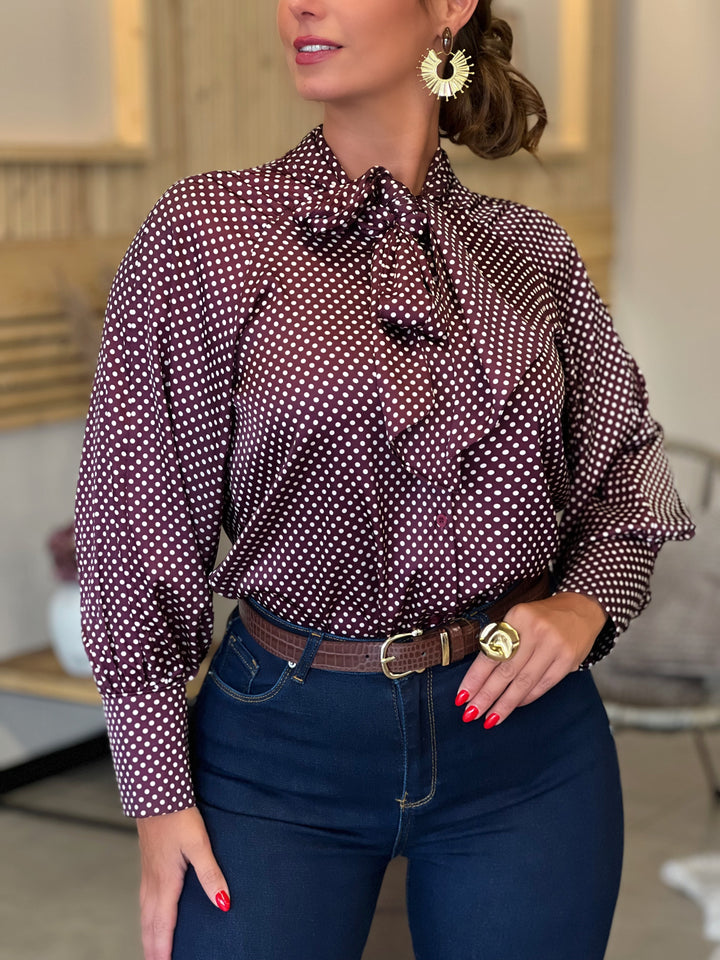 Louvelle™ | Chemise Fabienne BORDEAUX