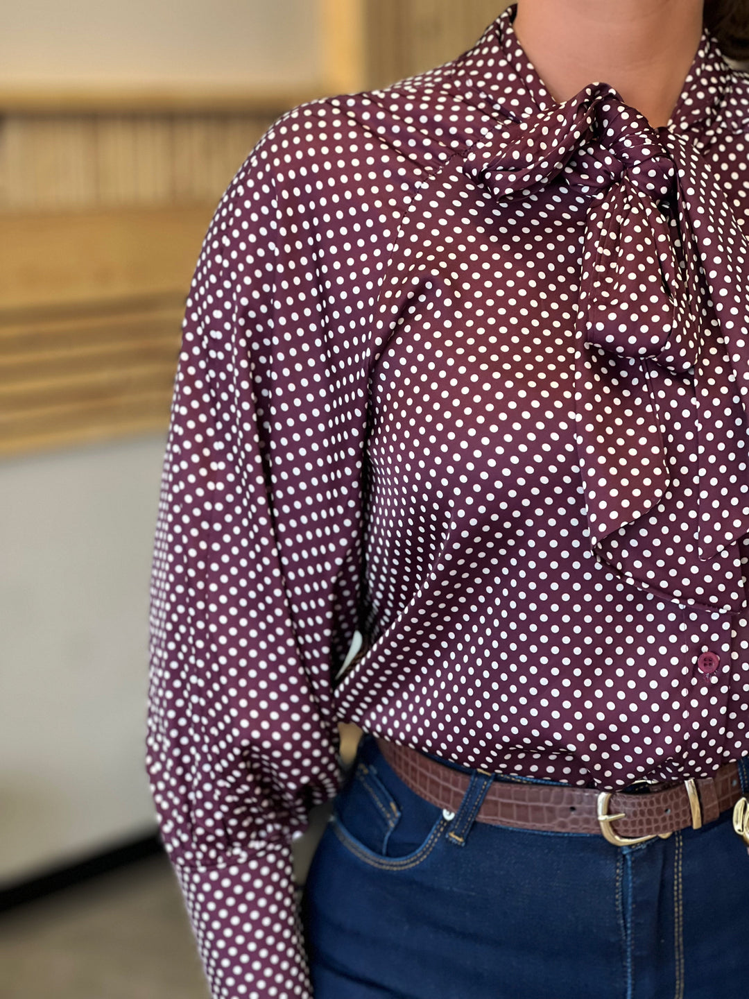 Louvelle™ | Chemise Fabienne BORDEAUX