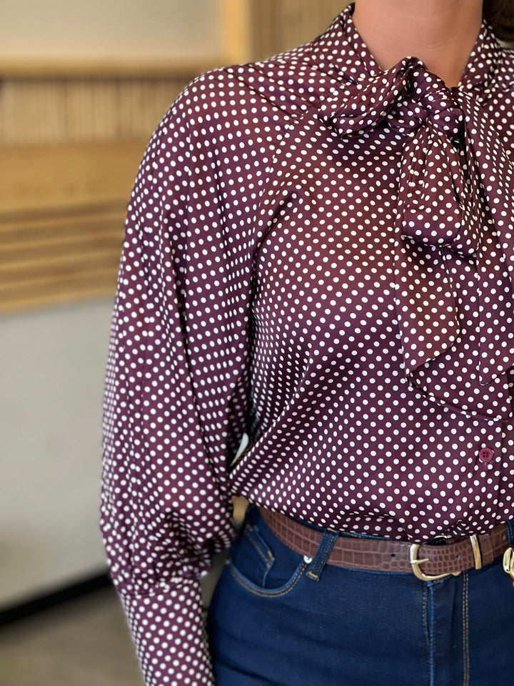 Louvelle™ | Chemise Fabienne BORDEAUX