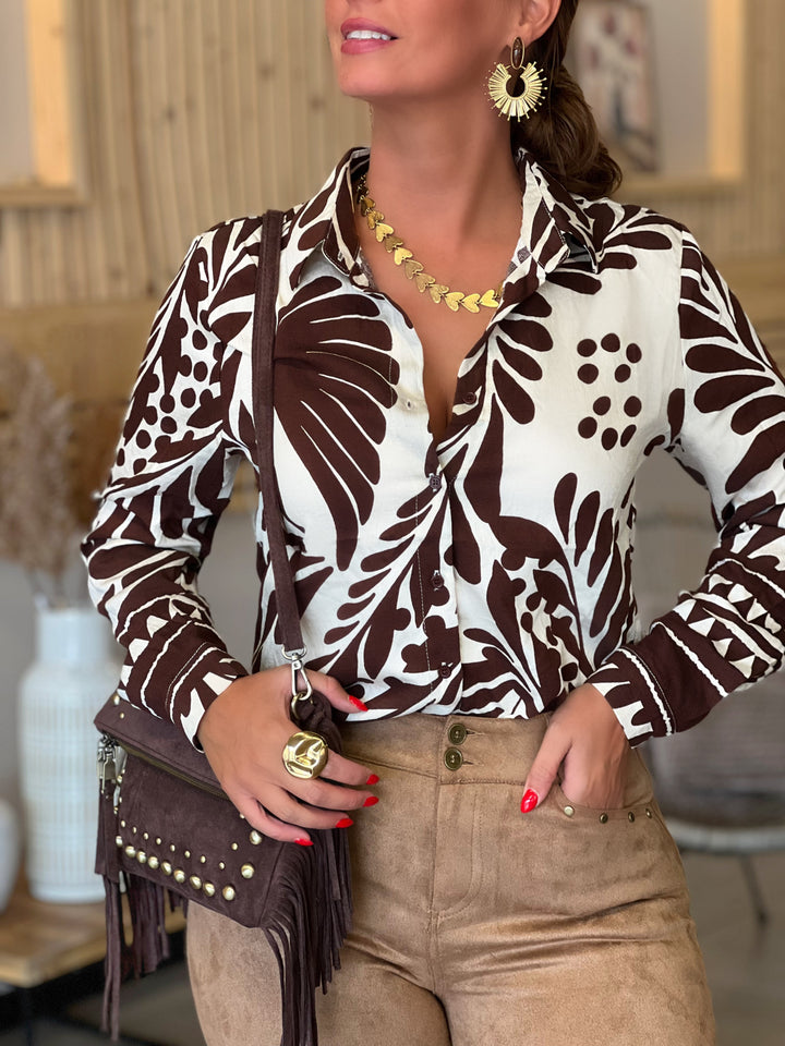 Louvelle™ | Chemise Fera BEIGE