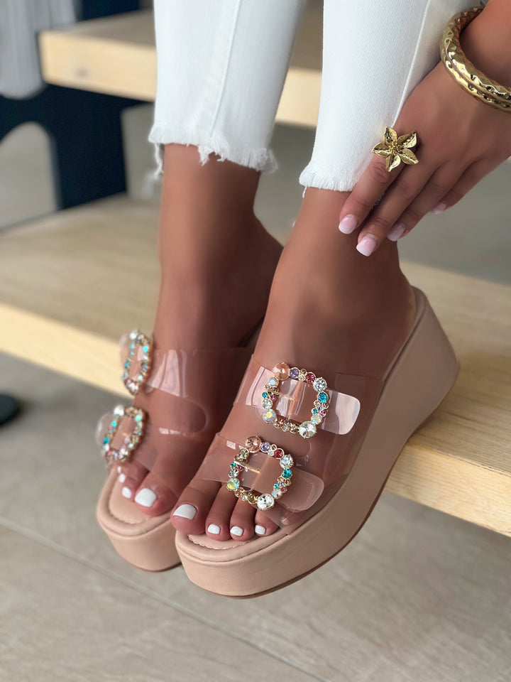 Louvelle™ | Mules Nina NUDE
