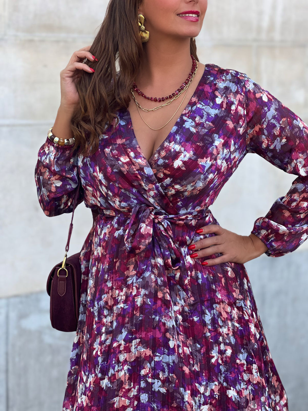 Louvelle™ | Robe Joy PRUNE