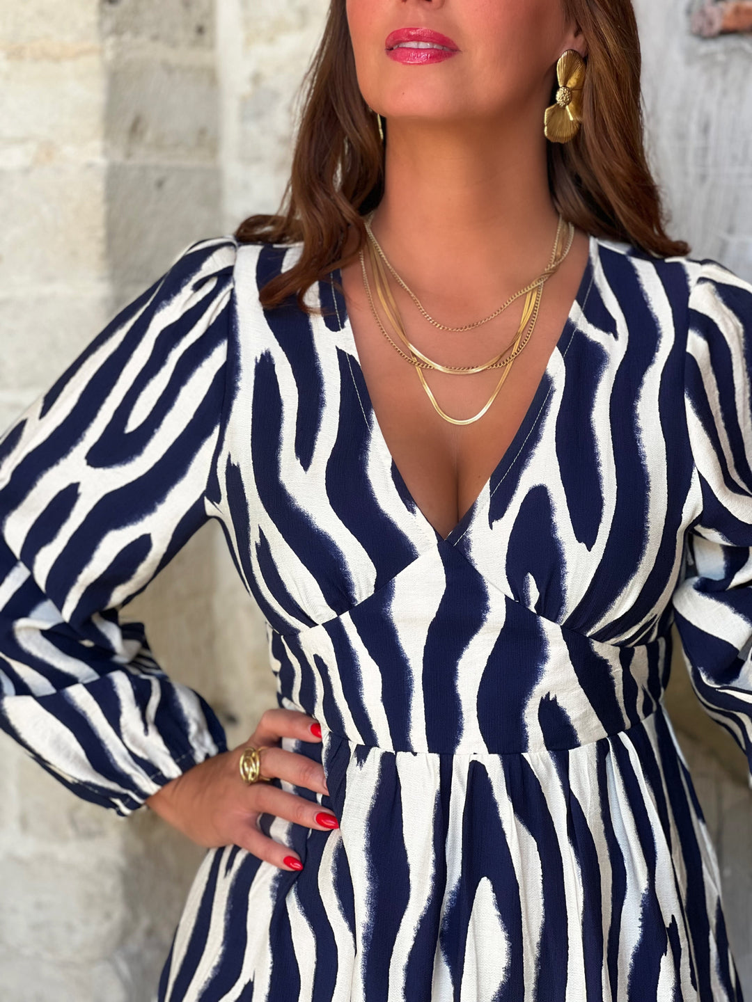 Louvelle™ | Robe Nel Bleu