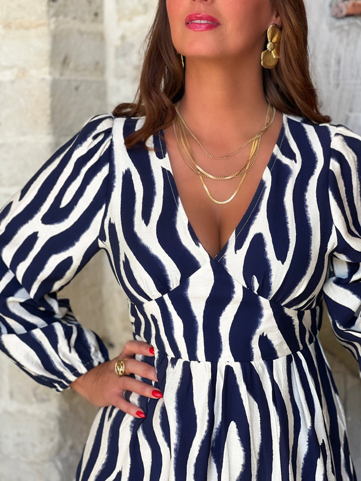 Louvelle™ | Robe Nel Bleu