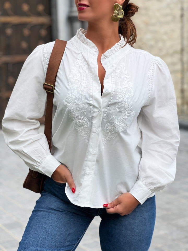 Louvelle™ | Chemise Nina BLANC