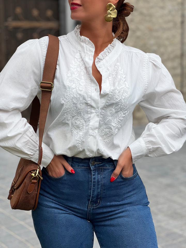 Louvelle™ | Chemise Nina BLANC