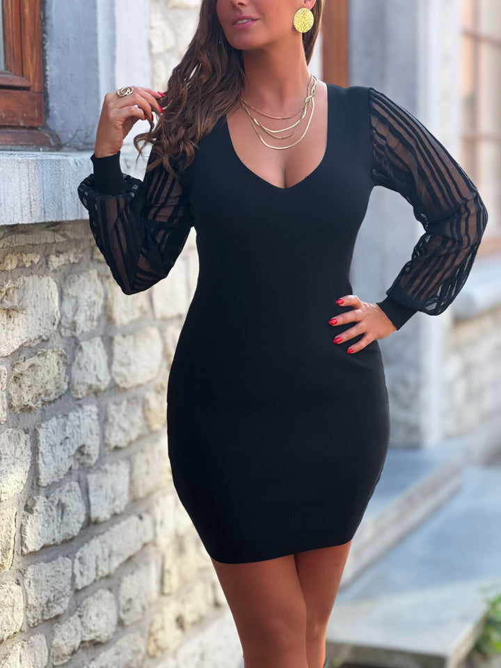 Louvelle™ | Robe Noor NOIR