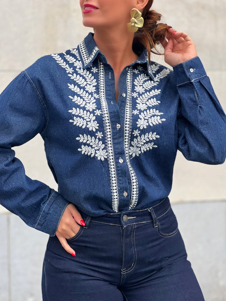 Louvelle™ | Chemise & Jeans Fera BLEU