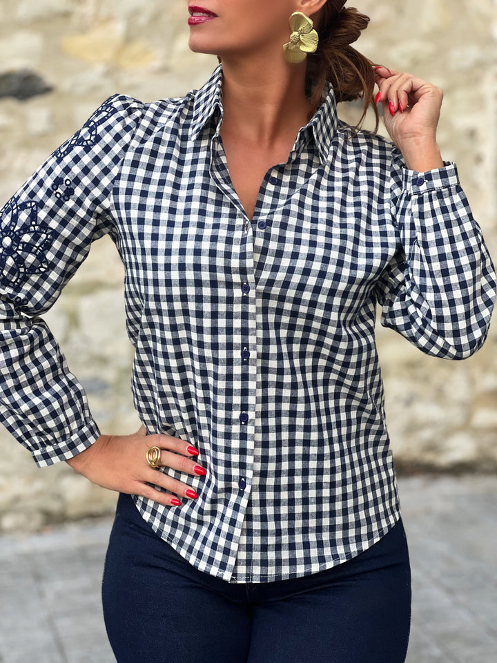 Louvelle™ | Chemise Fabienne BLEU