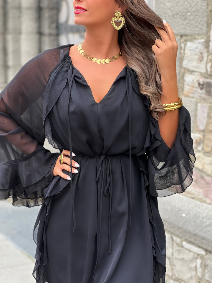 Louvelle™ | Robe Jessy NOIR