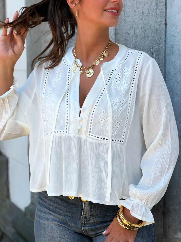 Louvelle™ | Chemise Fabienne BLANC