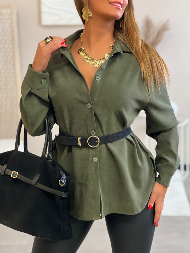 Louvelle™ | Chemise Claire KAKI