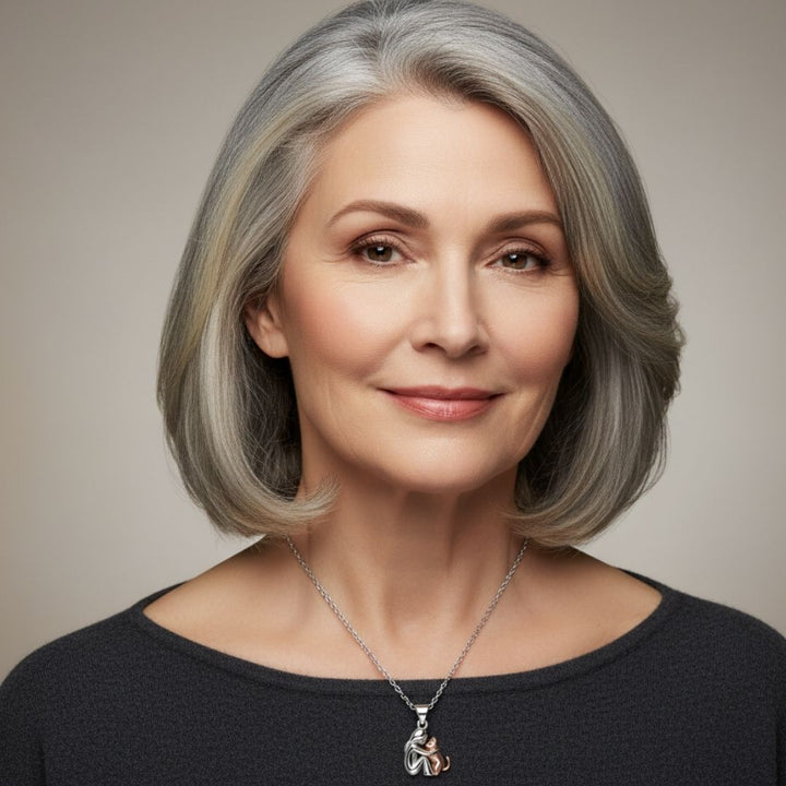 Léna – Collier en forme de chat