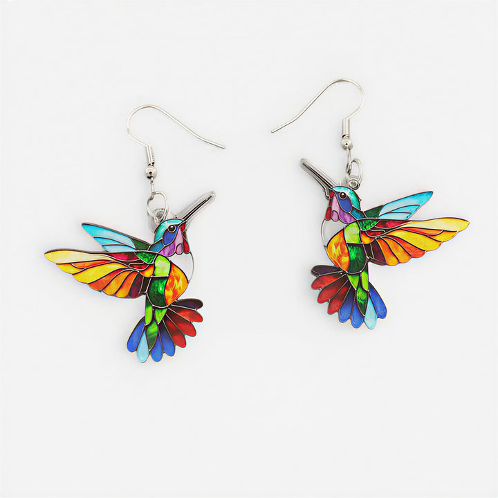 Élisa – Boucles d’Oreilles Colibri