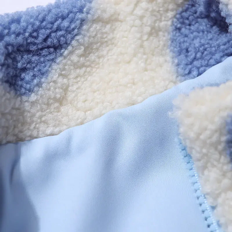 Claire | Veste Réversible à Motif de Cœurs