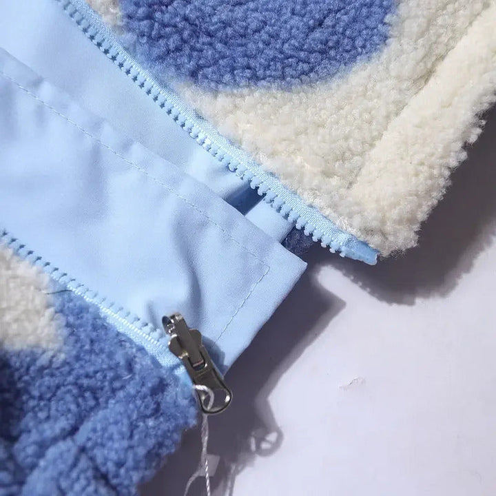 Claire | Veste Réversible à Motif de Cœurs