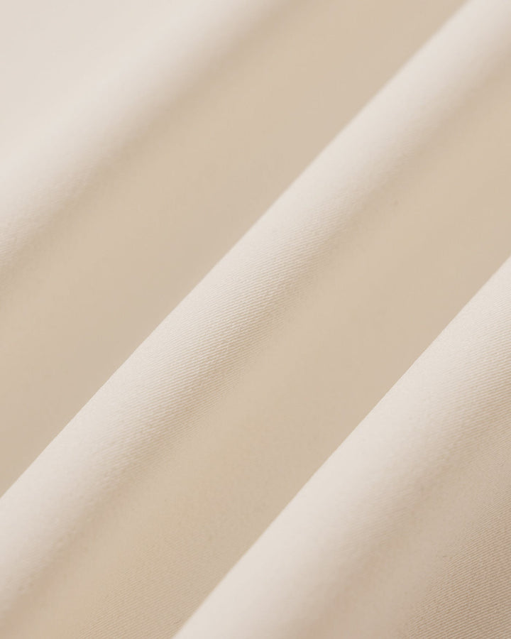 Éliane | Robe longue col V en dentelle abricot